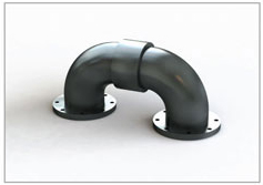 Articulated Rigid Pipe Type Roof Drain System
